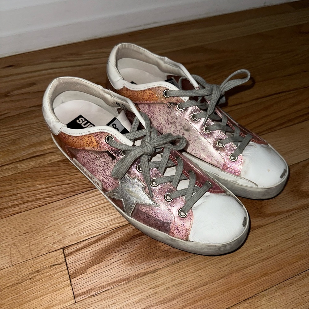 Golden Goose Pink Jellies Superstars- Size 40- Limited Edition - Picture 7 of 7